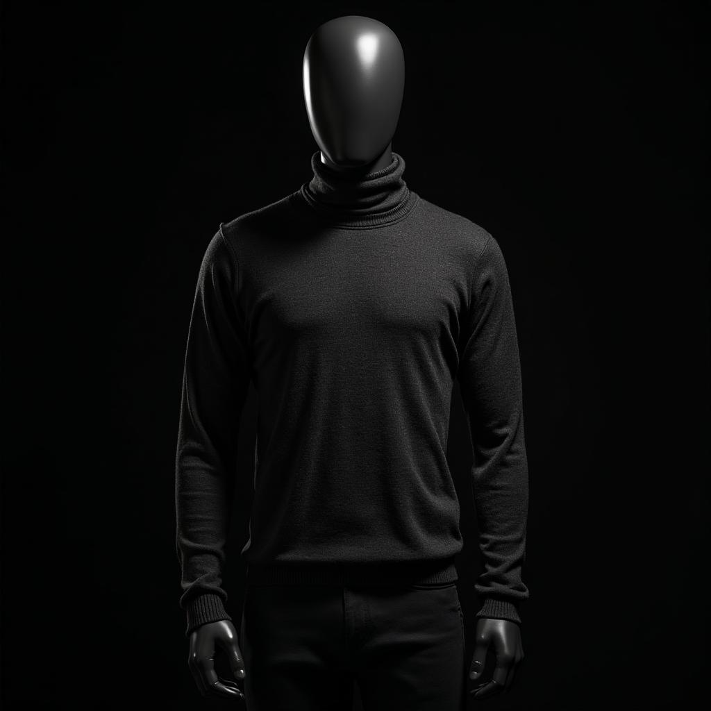 Mock Neck Power Knit